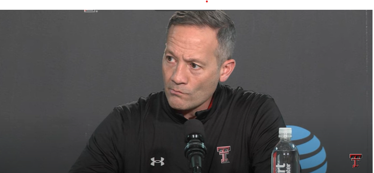 Texas Tech Head Coach Grant McCasland on Cincinnati's 75-72 win