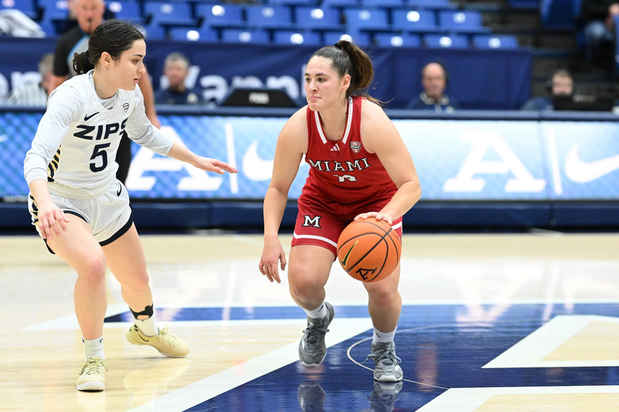 RedHawks Win Fifth Straight, Defeat Akron 70-58